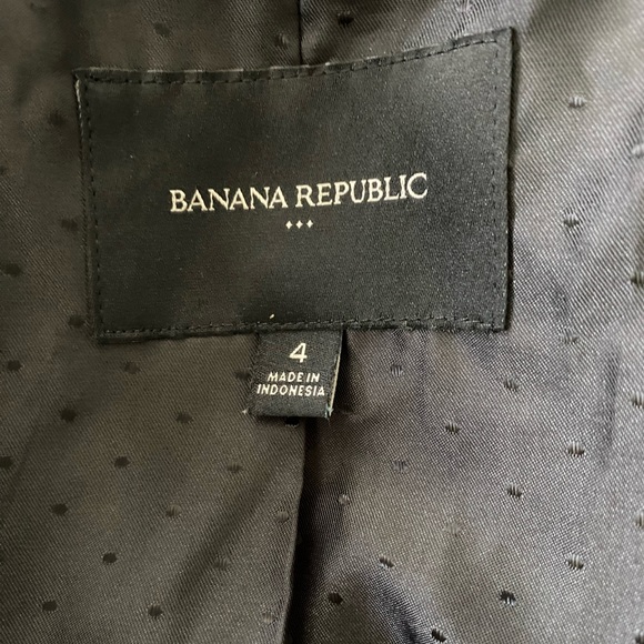 Banana Republic Geo Tweed Suit Jacket/Blazer - Size 4 - Picture 5 of 7